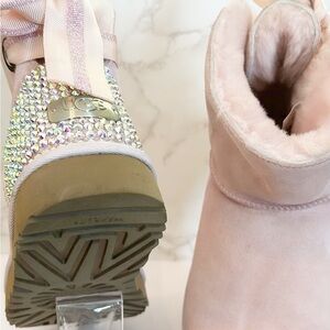 Slightly used pink Ugg bling boots. Swarovski crystal Size: woman’s 7